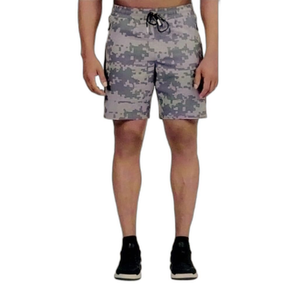 SPYDER Mens Active Woven Shorts Stretch Zip Pocket Moisture Wicking Gray XL